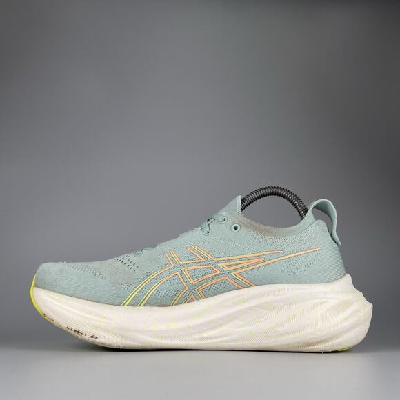 Asics Gel-Nimbus 26 Womens Size 8 Green White Athletic Running Shoes Sneaker GUC - Picture 7 of 9